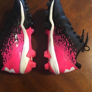 Under Armor Youth Girls Leadoff Low RM Baseball Cleats